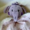Doudou éléphant pour bébé "Eléphant des aurores douces"